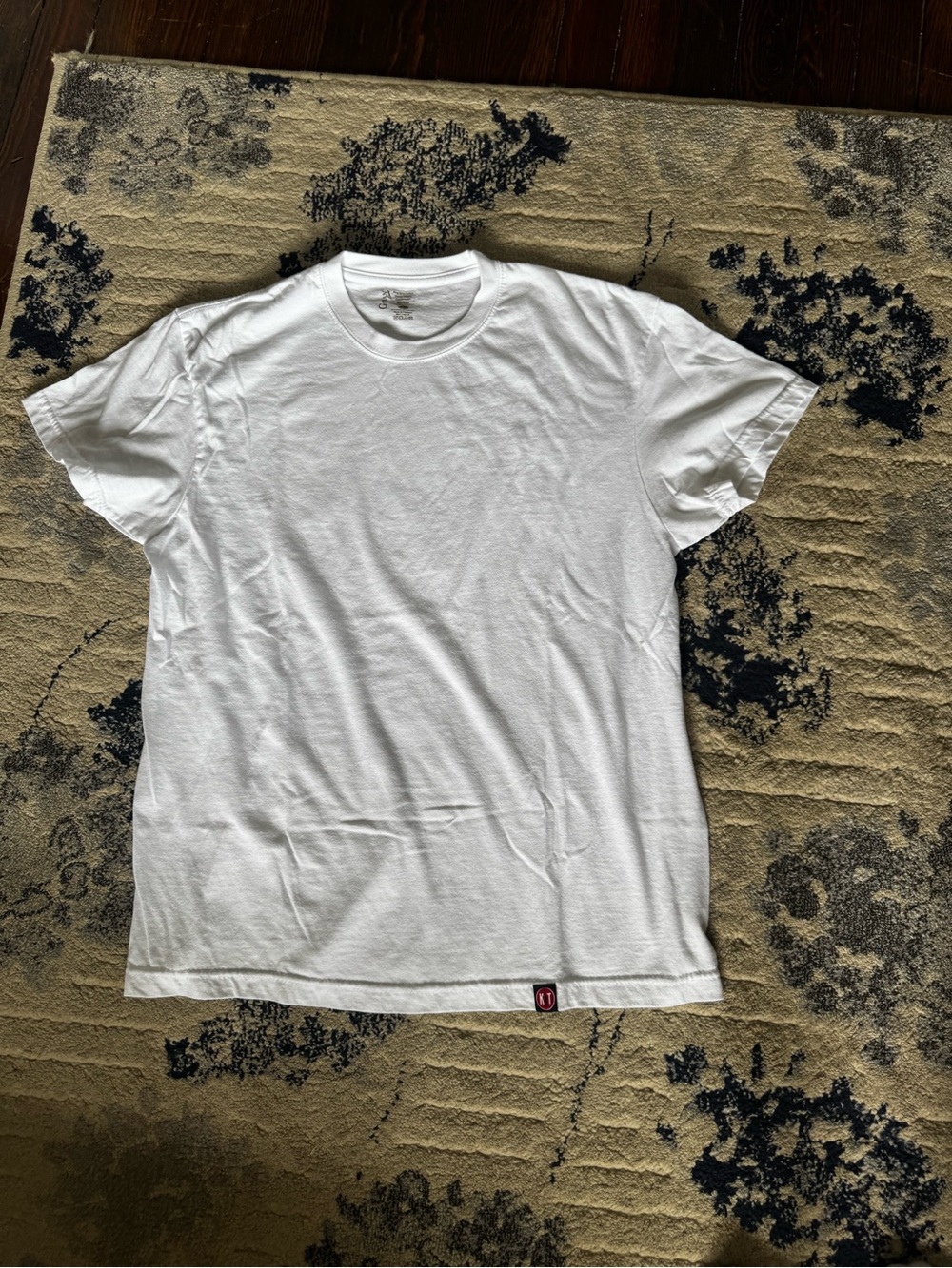 Classic White Crew Neck T-Shirt - Men